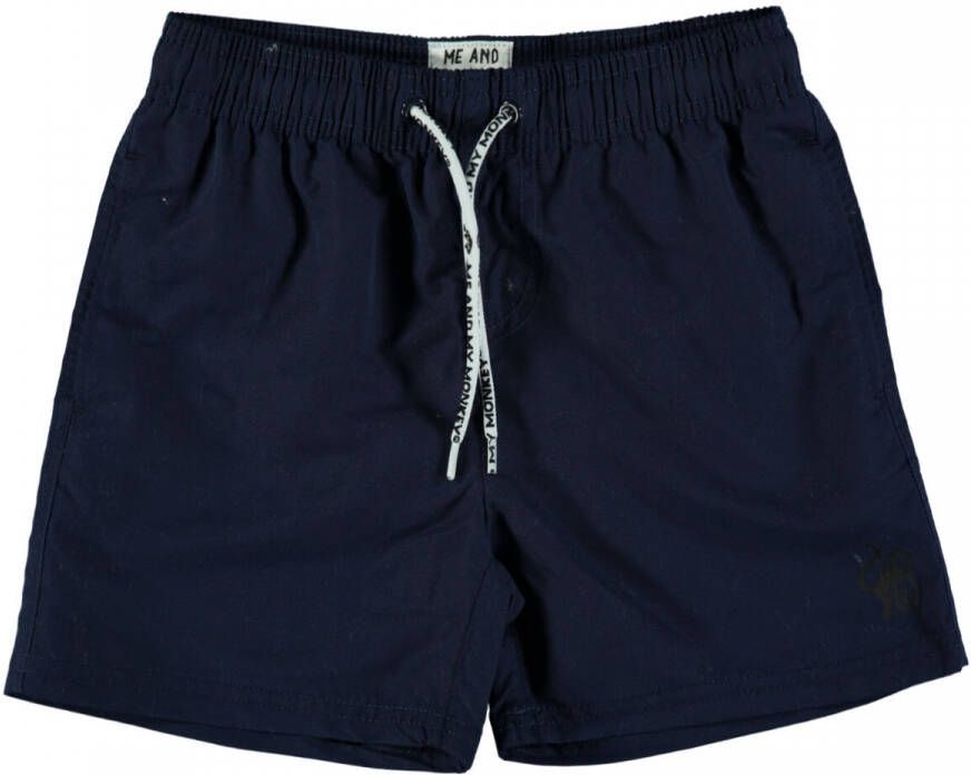 Me & My Monkey zwemshort donkerblauw Jongens Polyester Effen 104