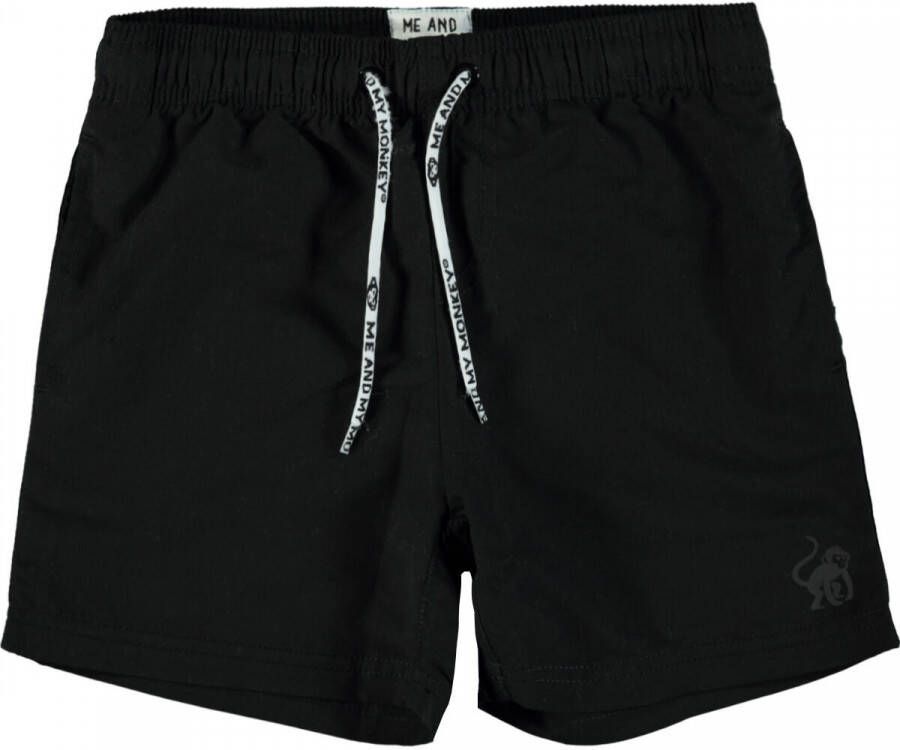Me & My Monkey zwemshort zwart Jongens Polyester Effen 116