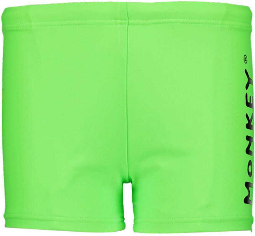 Me & My Monkey zwemboxer lichtgroen Jongens Nylon Printopdruk 104