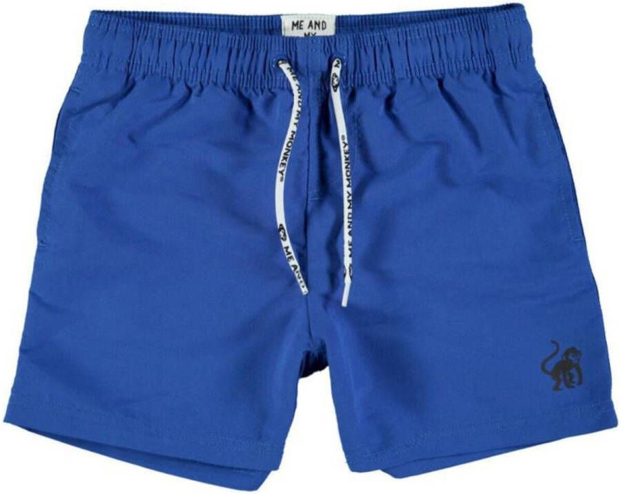 Me & My Monkey zwemshort blauw Jongens Polyester Effen 104