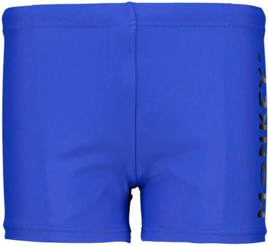 Me & My Monkey zwemboxer blauw Jongens Nylon Printopdruk 104