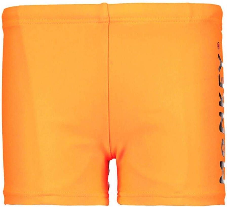 Me & My Monkey zwemboxer oranje Jongens Nylon Printopdruk 104