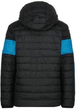 Messi jas Tiago zwart helderblauw Jongens Nylon Capuchon Meerkleurig 140 - Foto 3