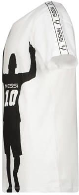 Messi T-shirt Naope met printopdruk wit zwart Jongens Katoen Ronde hals 104 - Foto 2