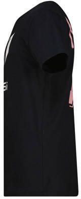 Messi T-shirt Ten met logo zwart wit Jongens Katoen Ronde hals Logo 116 - Foto 2
