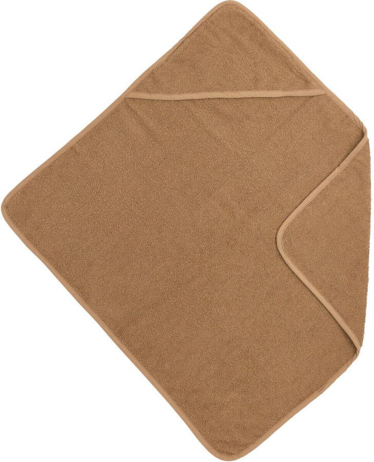 Meyco badcape Basic Badstof 75x75 cm Toffee Handdoek badcape Bruin Effen