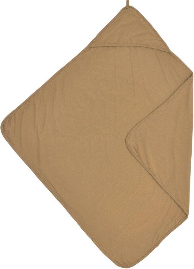 Meyco badcape Basic Jersey 80x80 cm Toffee Handdoek badcape Bruin Effen