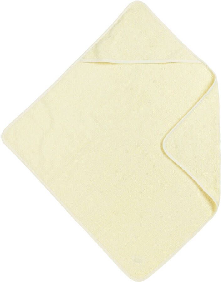 Meyco badcape Basic badstof soft yellow Handdoek badcape Geel Effen