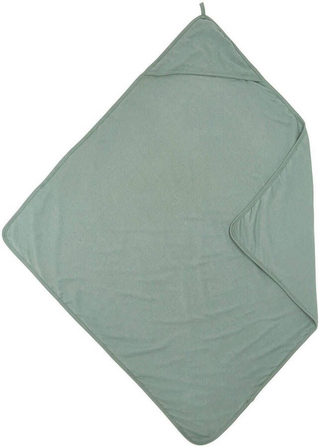 Meyco badcape Basic jersey stone green Handdoek badcape Groen