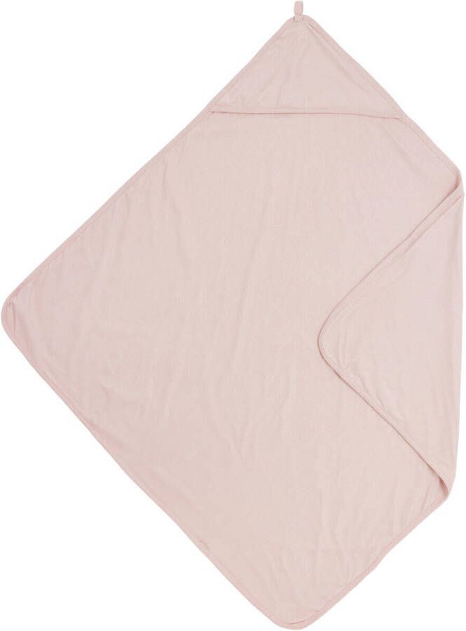 Meyco badcape Basic Jersey 80x80 cm Soft Pink Handdoek badcape Roze Effen