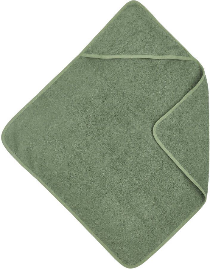 Meyco basic badstof badcape forest green Handdoek badcape Groen