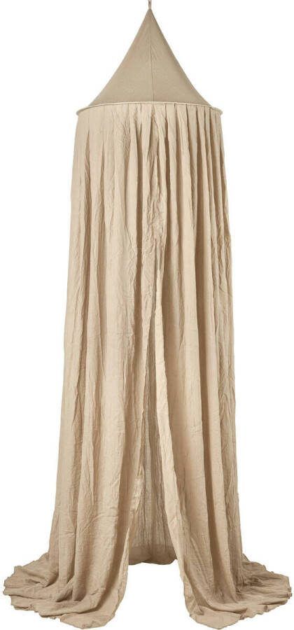 Meyco klamboe uni 240 cm taupe Baby klamboe Bruin | Baby klamboe van - Foto 3