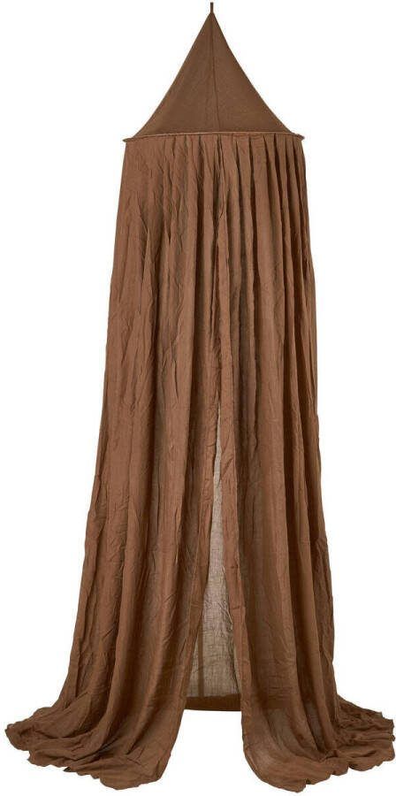 Meyco klamboe uni 240 cm chocolate Baby klamboe Bruin