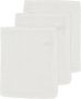 Meyco hydrofiel baby washandje Uni set van 3 Offwhite Hydrofiele washandjes Wit - Thumbnail 1