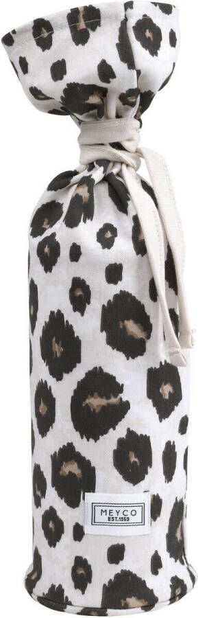 Meyco kruikenzak Leopard 13xh35 cm Sand Melange Bruin Panterprint