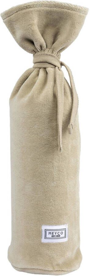 Meyco kruikenzak Velvet 13xh35 cm Sand Bruin Effen