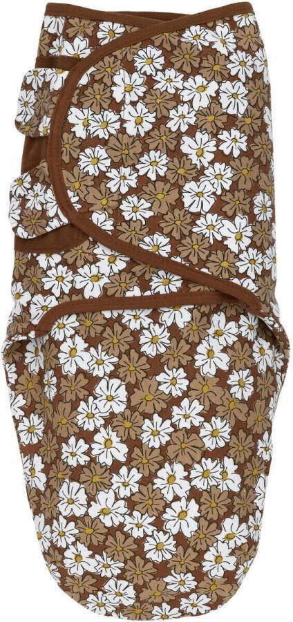 Meyco inbakerdoek Vintage Flower taupe Bruin Bloe 1