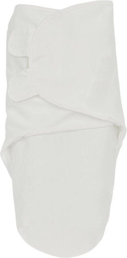 Meyco swaddle inbakerdoek Uni Offwhite Wit Effen 1