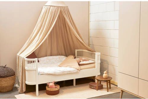 Meyco katoenen dekbedovertrek baby (100x135 cm) Beige Blad