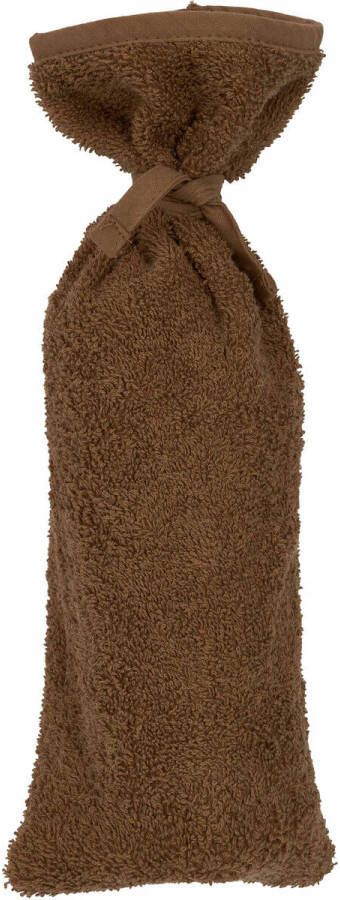Meyco kruikenzak basic badstof chocolate Bruin | Kruikenzak van