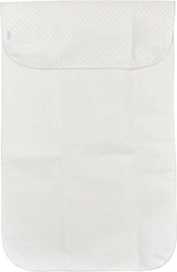 Meyco katoenen noppen matrasbeschermer 60x120 cm Kindermolton Wit - Foto 2