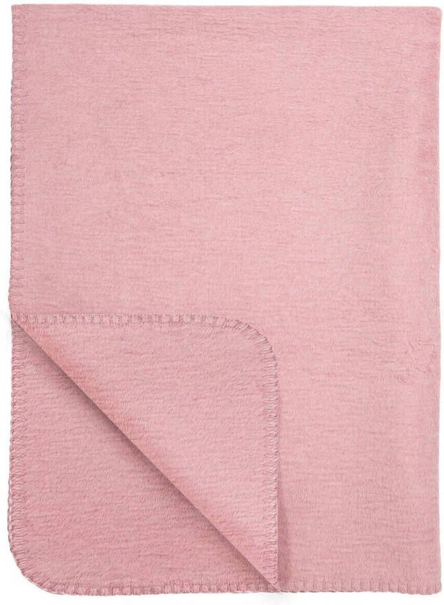 Meyco Uni ledikantdeken 100x150 cm oudroze
