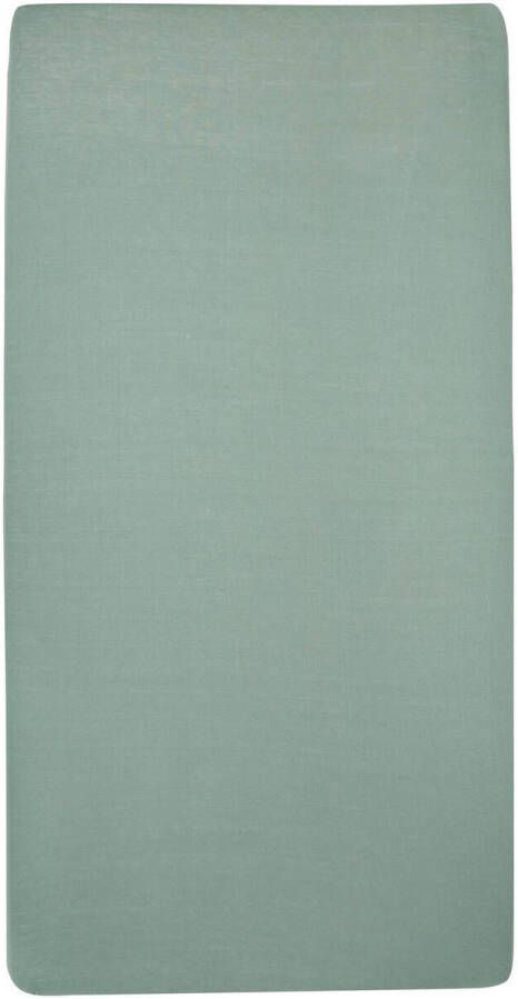 Meyco jersey baby hoeslaken ledikant 60x120 cm Groen - Foto 3
