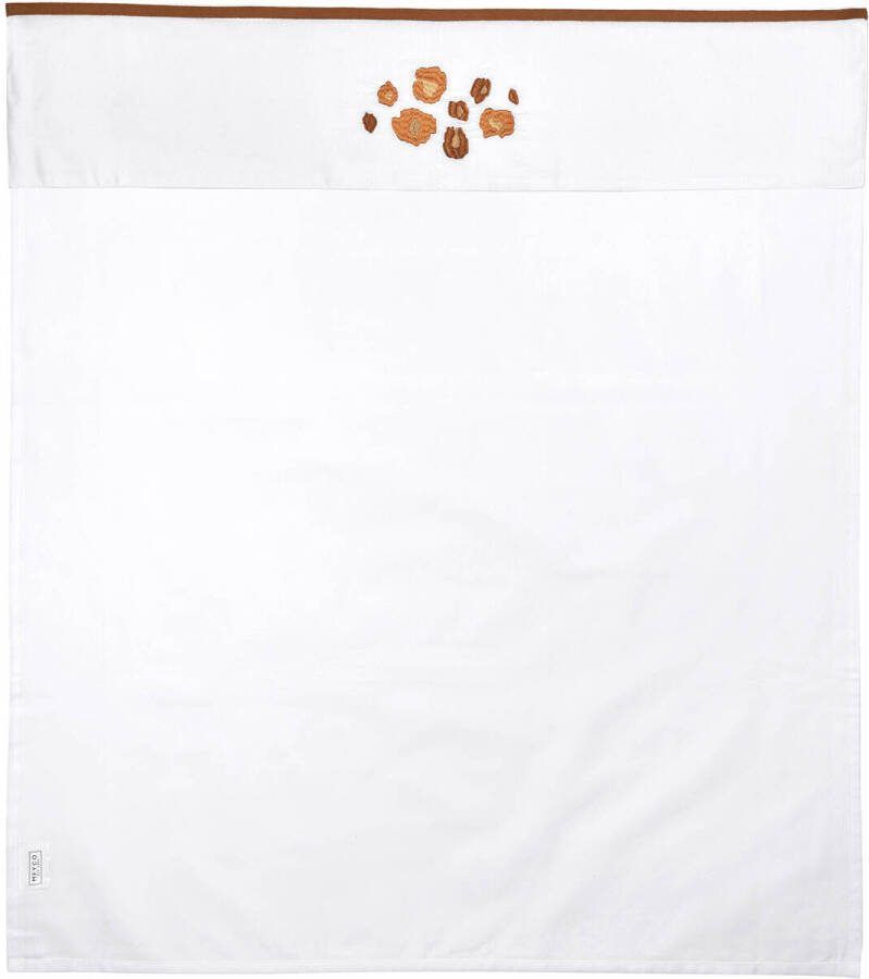 Meyco baby ledikantlaken Panter 100x150 cm camel Babylaken Wit - Foto 2