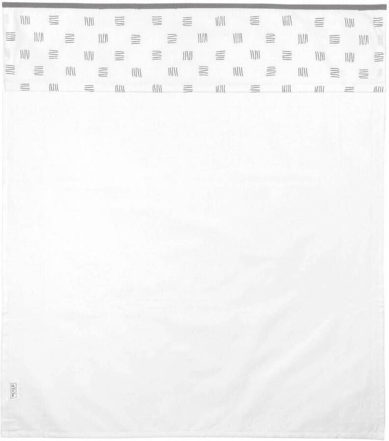 Meyco baby ledikantlaken 100x150 cm block stripe grijs Babylaken