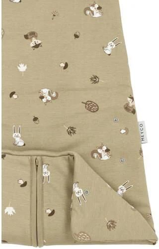 Meyco 4-seizoenen baby slaapzak Forest Animals sand Babyslaapzak Beige