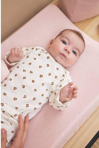 Meyco aankleedkussenhoes Basic Badstof 50x70 cm Soft Pink Roze Effen - Foto 3