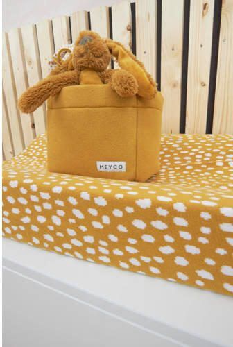 Meyco aankleedkussenhoes Cheetah honey gold Geel | Aankleedkussenhoes van - Foto 3