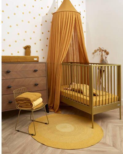Meyco aankleedkussenhoes Herringbone honey gold Goud - Foto 2
