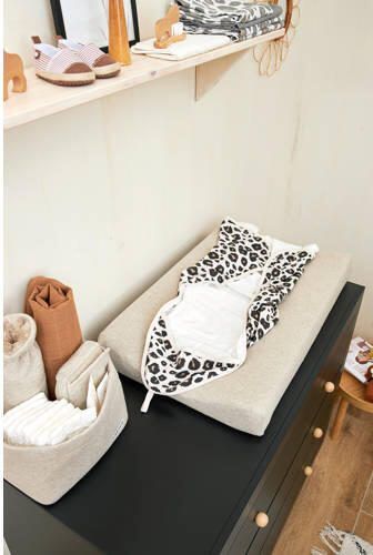 Meyco aankleedkussenhoes Knit Basic 50x70 cm Sand Melange Bruin Effen - Foto 4