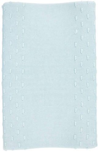 Meyco aankleedkussenhoes Knots light blue Blauw Effen - Foto 4