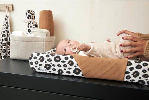 Meyco aankleedkussenhoes Leopard 50x70 cm Sand Melange Bruin Panterprint - Foto 2