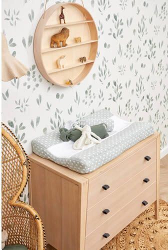 Meyco aankleedkussenhoes Little Dots forest green Groen - Foto 4