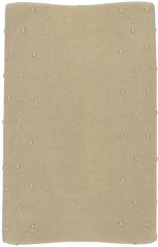 Meyco aankleedkussenhoes Mini Knots 50x70 cm Sand Bruin Stip - Foto 4