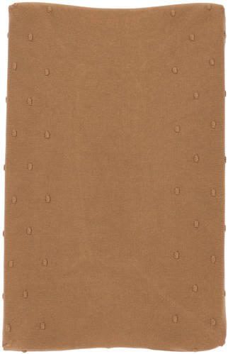 Meyco aankleedkussenhoes Mini Knots 50x70 cm Toffee Bruin Stip - Foto 4