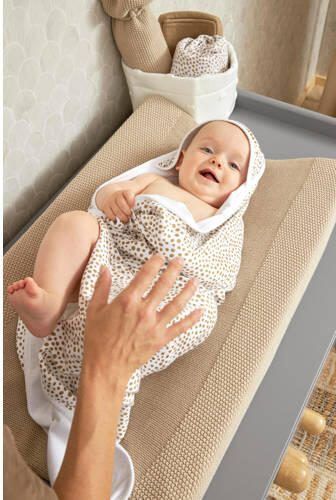 Meyco badcape 90x90 cm Cheetah taupe Handdoek badcape Bruin - Foto 2