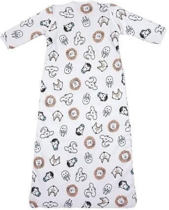 Meyco Animal baby slaapzak winter 110 cm Babyslaapzak Wit - Foto 3