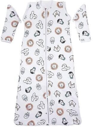 Meyco Animal baby slaapzak winter 90 cm Babyslaapzak Wit - Foto 3