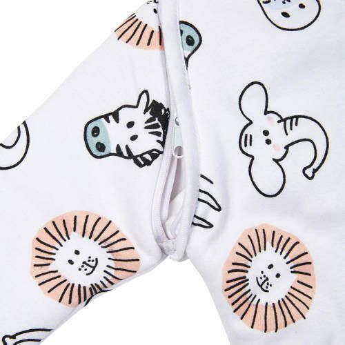 Meyco Animal baby slaapzak winter 70 cm Babyslaapzak Wit - Foto 3