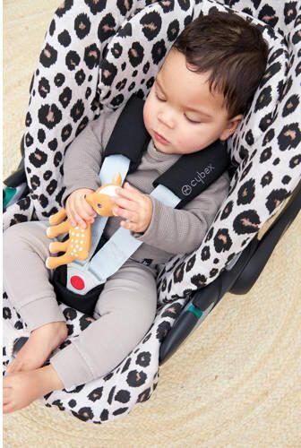 Meyco autostoelhoes Leopard Cybex Cloud Sand Melange Bruin Panterprint - Foto 2