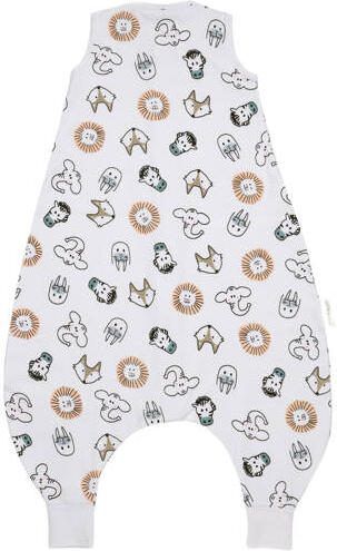 Meyco baby jumper slaapoverall Animal Multicolour Babyslaapzak Dierenprint 104