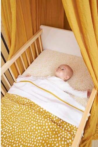 Meyco baby ledikantdeken Cheetah 100x150 cm honey gold Babydeken Geel All over print - Foto 2