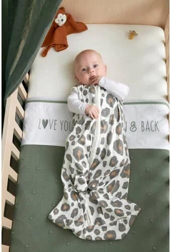 Meyco baby ledikantdeken Mini Knots 100x150 cm Forest Green Babydeken Groen - Foto 4