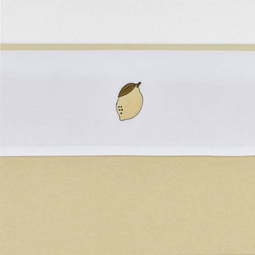 Meyco baby ledikantlaken 100x150 cm Lemon Babylaken Wit All over print - Foto 2