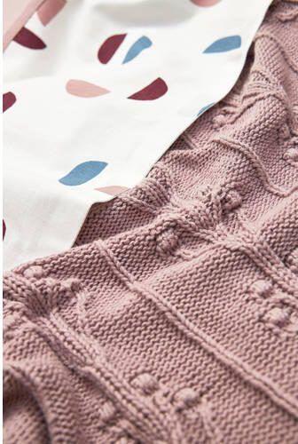 Meyco baby ledikantlaken Shapes 100x150 cm lilac Babylaken Paars All over print - Foto 3