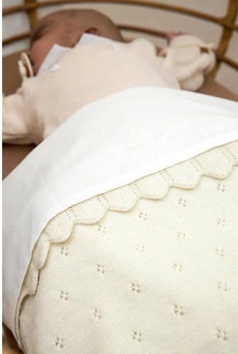Meyco baby ledikantlaken Uni 100x150cm set van 2 Offwhite Babylaken Wit - Foto 2